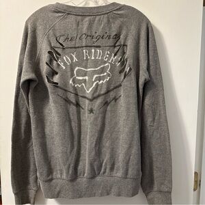 Fox Gray women’s Crewneck Sweatshirt